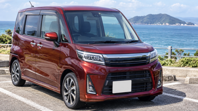 ドライブを楽しむ暮らしをイメージした車の写真