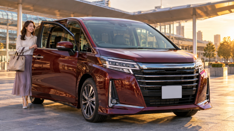 ドライブを楽しむ暮らしをイメージした車の写真